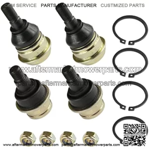 2 Front Knuckle Lower and Upper Ball Joint Compatible With John Deere Xuv Gator 855 D Diesel