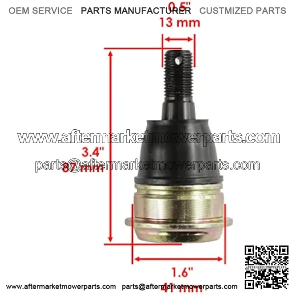 2 Front Knuckle Lower Upper Ball Joint Compatible With John Deere Xuv Gator 625I 825I Gas - Image 2