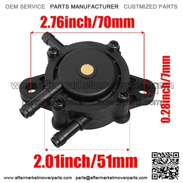 LG808656 Fuel Pump for Riding Lawn Mower Tractor M138498 M145667 D100 D105 D110 D140 D155 D170 L100 L130 GT235 GX85 X320 X500 Z225 LA115 LA120 SX85 X534 GX335 Z335E Z345R LX277 LX288 Z465 E110 - Image 2
