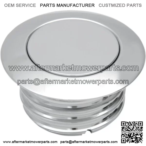 Pop Up Gas Cap Screw In Non Vented Polished Chrome  96-19 Harley (For: Harley-Davidson)