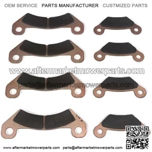 2 Front Rear Brake Pad for A3 T Military 4x4 HPX615E HPX815E John Deere Gator