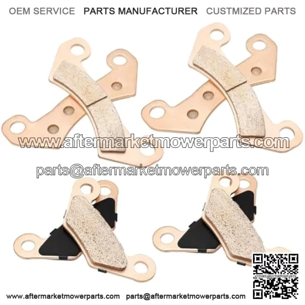 Front & Rear Brake Pads Sintered for John Deere Gator XUV 625i 825i 825E 825M 855D 855E 855M OEM# AM140607 AM141182 - Image 2