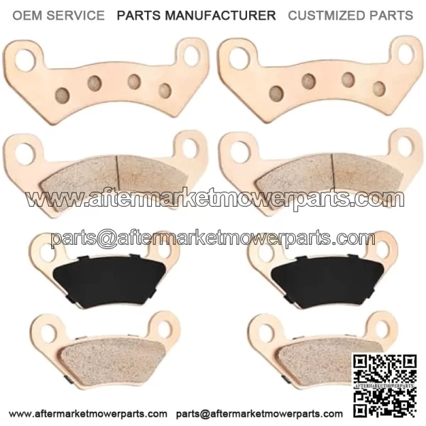 Front & Rear Brake Pads Sintered for John Deere Gator XUV 625i 825i 825E 825M 855D 855E 855M OEM# AM140607 AM141182 - Image 3