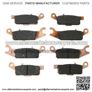 Front & Rear Brake Pads for Yamaha 2007-2023 Grizzly 700 & 2009-2014 Grizzly 550