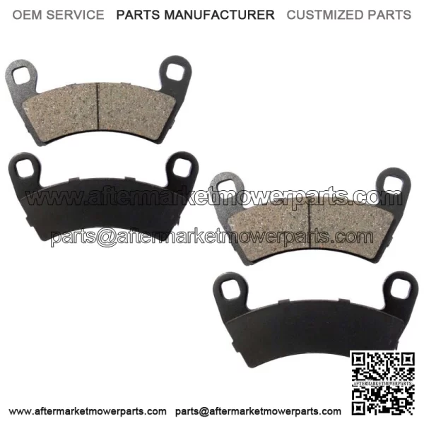 Qty 2 Front Brake Pads For Polaris Ranger 500 EFI H0 4x4 2x4 Crew UTV 06-15 For: Polaris Ranger 400