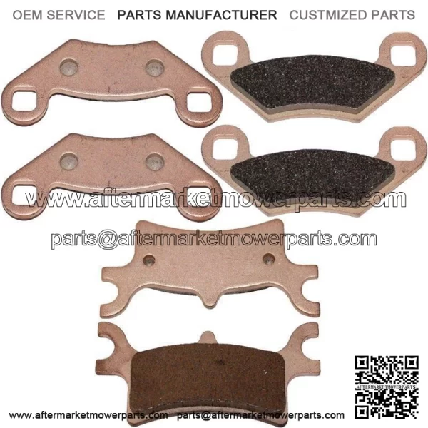 for Polaris Sportsman 800 EFI 2005-2009 Sintered Front & Rear Brake Pads For: Polaris Sportsman 800