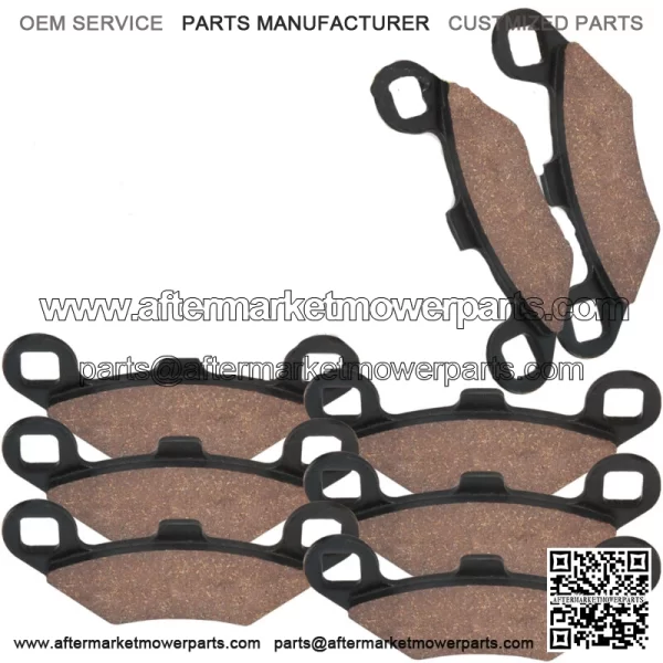 Brake Pads for Polaris Sportsman 800 Touring EFI 2008 2009 Front Rear Brakes
