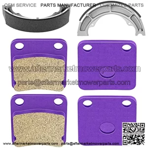 Brake shoes Fit For 02-07 for Suzuki Eiger 400 LTA400F LT-A400F 2x4 4x4 Front Brake pads and Rear Brake shoes