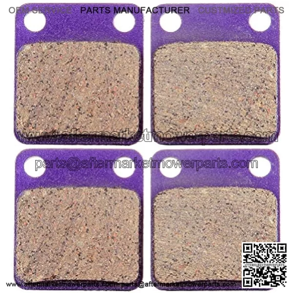 Brake Pads For Suzuki Eiger 400 2002-2007 for Honda ATC250R 1981-1982, 2 Sets Front and Rear Brake Pads - Image 2