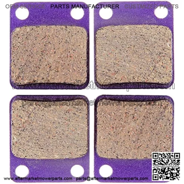 Brake Pads For Suzuki Eiger 400 2002-2007 for Honda ATC250R 1981-1982, 2 Sets Front and Rear Brake Pads - Image 3