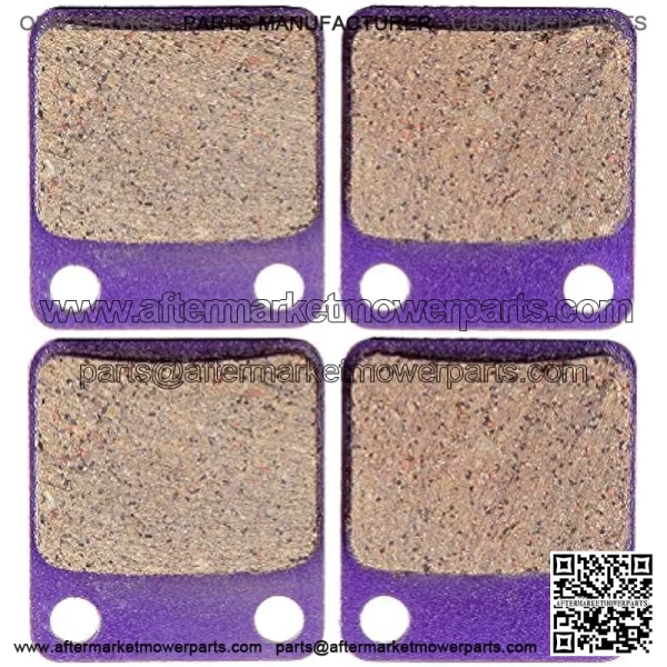 Brake Pads For Suzuki Eiger 400 2002-2007 for Honda ATC250R 1981-1982, 2 Sets Front and Rear Brake Pads - Image 4
