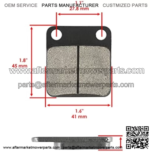 Front Brake Pads Compatible with Suzuki 400 LTA400 LTF400 Eiger 2WD 4WD 2002-2007 - Image 2