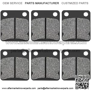Brake Pads for Yamaha Grizzly 400 450 YFM400 YFM450 Wolverine Kodiak Big Bear YFZ350 Kodiak 1995-2009 1999-2006 2000-2012 2007-20133PCS