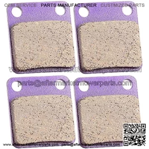 Front and Rear Brake Pads FA54 Fit for 1997-2002 for K-awasaki Prairie 400 2002-2007 for Suzuki Eiger 400 2002-2012 for Suzuki Ozark 250