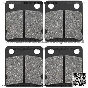 Front and Rear Brake Pads for Yamaha Grizzly 400 450 YFM250 YFM350 YFM400 YFM450 Wolverine Kodiak Big Bear YFZ350 YFZ350 YFZ450 Warrior Banshee 1995-2014