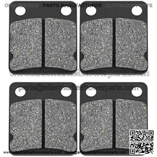 Front and Rear Brake Pads for Yamaha Grizzly 400 450 YFM250 YFM350 YFM400 YFM450 Wolverine Kodiak Big Bear YFZ350 YFZ350 YFZ450 Warrior Banshee 1995-2014