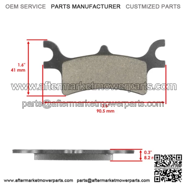 Rear Brake Pads for Polaris Sportsman 570 EFI EPS 2014-2020 / 2203451 For: Polaris Sportsman 570 - Image 2