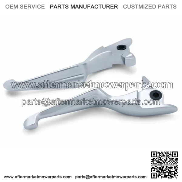 Kuryakyn Chrome Wide Boss Brake Clutch Levers Harley 2017-2020 Touring Bagger (For: Harley-Davidson)