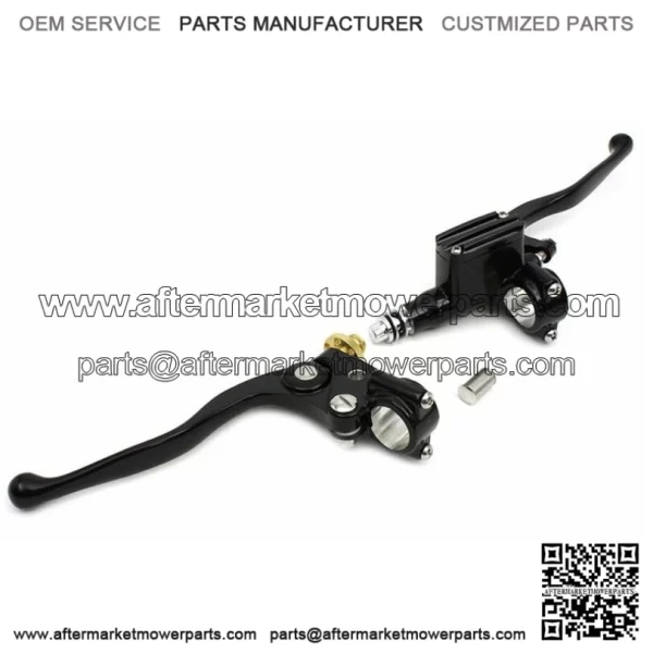Black Handlebar Controls Master Cylinder Clutch Lever Kit Harley Chopper Bobber (For: Harley-Davidson)