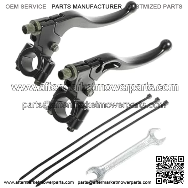 Clutch Lever,Bike Brake Levers,Car Accessories 7/8" 22mm Left and Right Universal Clutch Brake Handle Levers Perch,Compatible with CRF50 XR50 Dirt Bike Motor Motocross Motorcycle