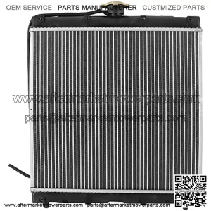 Complete Tractor 1406-6333 Radiator Compatible With/Replacement For John Deere 3120, 3203 Compact Tractor, 3320 Compact Tractor, 3520 Compact Tractor, 3720 Compact Tractor, 4105 Compact Tractor