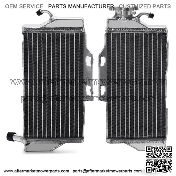 Custom Motorcycle Aluminum Radiator Parts For Honda CR125R 2005-2007