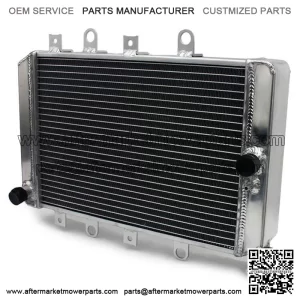 Aluminum ATV Radiator For Yamaha YFM550 YFM700 Grizzly 550/700 2009-2014 1HP-E2460-00-00