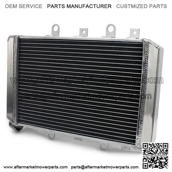 Aluminum ATV Radiator For Yamaha YFM550 YFM700 Grizzly 550/700 2009-2014 1HP-E2460-00-00 - Image 2