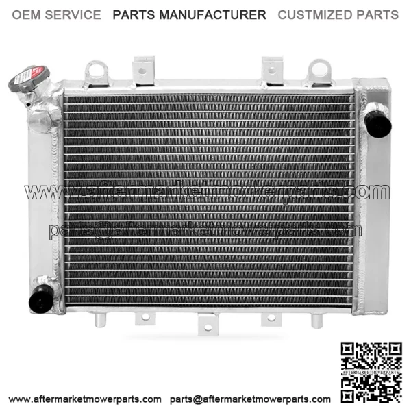 Aluminum ATV Radiator For Kawasaki Brute Force KVF650 4X4i 2005-2010 / KVF750 4X4i 2005-2007