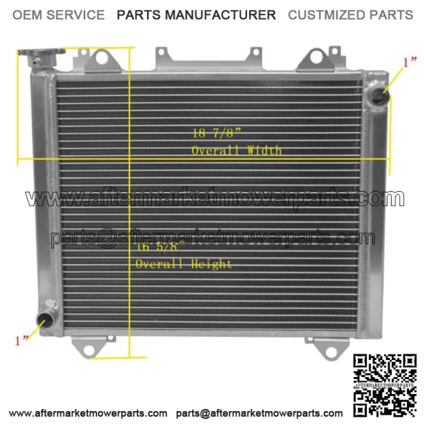 All Aluminum Radiator Fit 2015-2020 Kawasaki Teryx 800 KRF800/Teryx4 800 KRT800 For: More than one vehicle - Image 2