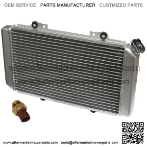 Radiator for Yamaha Grizzly 660 YFM660F 2002 2003 2004 With Heat Sensor