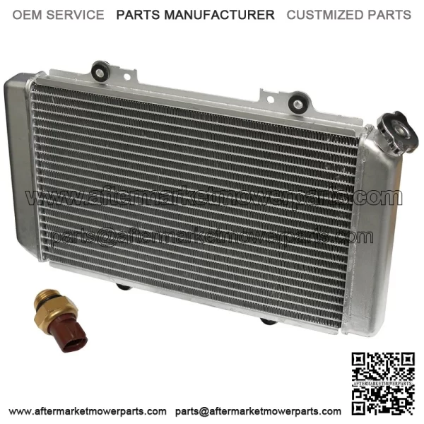 Radiator for Yamaha Grizzly 660 YFM660F 2002 2003 2004 With Heat Sensor