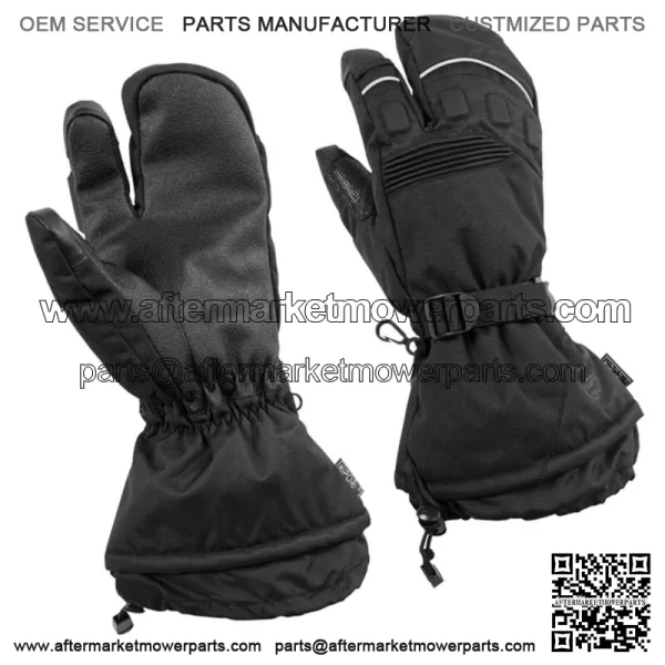 Mens Castle X PLATFORM 3-FINGER Snowmobile Gloves Winter Mitt Snow