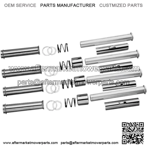 Drag Pushrod Tube Kit Package Chrome Harley Big Twin 79-84 Shovelhead (For: Harley-Davidson)