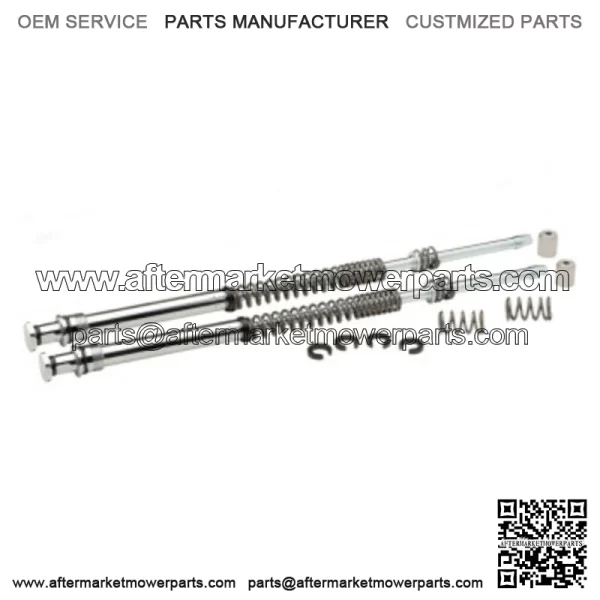 Progressive Mono Tube Monotube Fork Cartridge Lowering Kit Spring Harley Touring (For: Harley-Davidson)