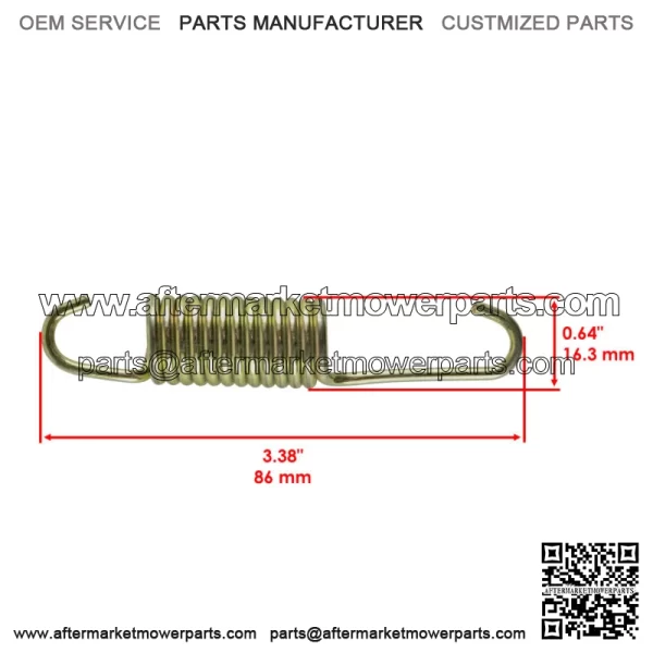 Exhaust Muffler External Spring For Polaris Sportsman 800 HO EFI 2008 2009 For: Polaris Sportsman 800 - Image 2