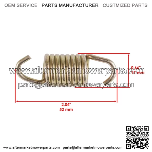 Exhaust Muffler Pipe Springs Kit For Polaris Sportsman 800 EFI INTL 2007 For: Polaris Sportsman 800 - Image 4
