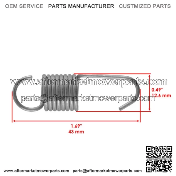 Exhaust Muffler Pipe Springs Kit For Polaris Sportsman 800 EFI INTL 2007 For: Polaris Sportsman 800 - Image 5