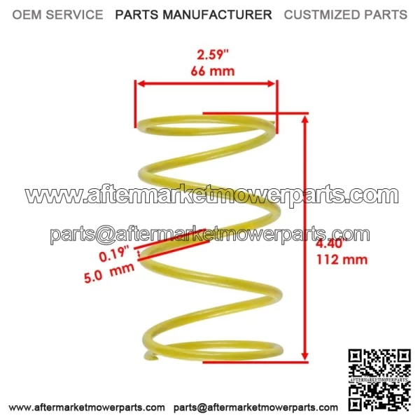 Secondary Clutch Contra Spring For Polaris Sportsman 570 EFI 2014-2015 For: Polaris Sportsman 570 - Image 2
