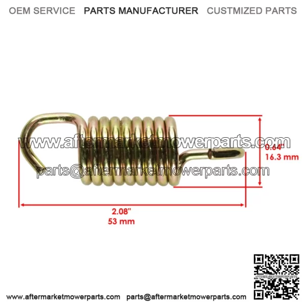 2x Exhaust Muffler Spring For Polaris  Sportsman XP 550 / XP 850 EPS 2009 2010 For: Polaris Sportsman 570 - Image 2