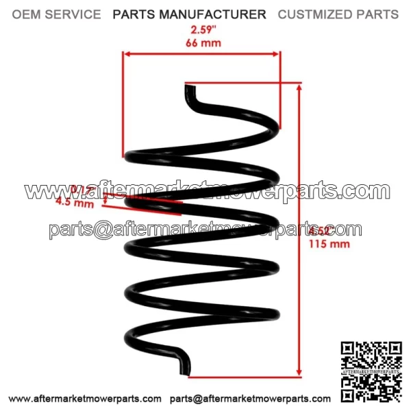 Primary Clutch Spring for Polaris 7041782 Width 50 mm Height 133 mm For: Polaris Sportsman 570 - Image 2