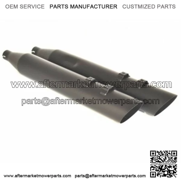 Jackpot M8 Street Outlaw Black Slash Down Slip On Mufflers Harley Touring 2017+ (For: Harley-Davidson)
