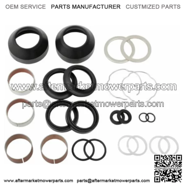 41mm Complete Fork Leg Rebuild Kit Seals Bushings 83-17 Harley (For: Harley-Davidson)