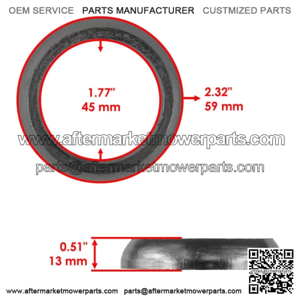 Exhaust Gasket Donut Seal for Polaris Sportsman 800 EFI 2010 2012 2013 For: Polaris Sportsman 800 - Image 2