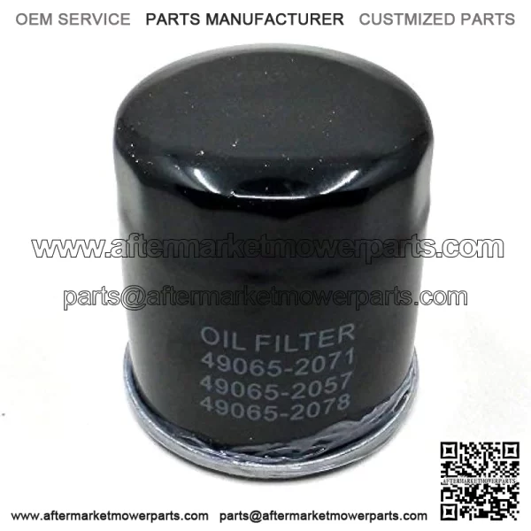 Oil Filter Compatible with Kawasaki Engines and John Deere Lawn Mowers/Fits FH381-721V, FH601-770D, FJ180V, 112L, LX172, LX176 / Replaces 300314, 063-2090-00, 900464, 531307388, AM101001, 49065-2057 - Image 3