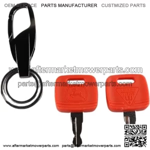 AGP.1978 2PCS RE183935 RE71557 Ignition Keys Compatible with John Deere Tractor 3120 3320 3720 4210 4320 4510 4710 5045E 5103 5203 7130 7230