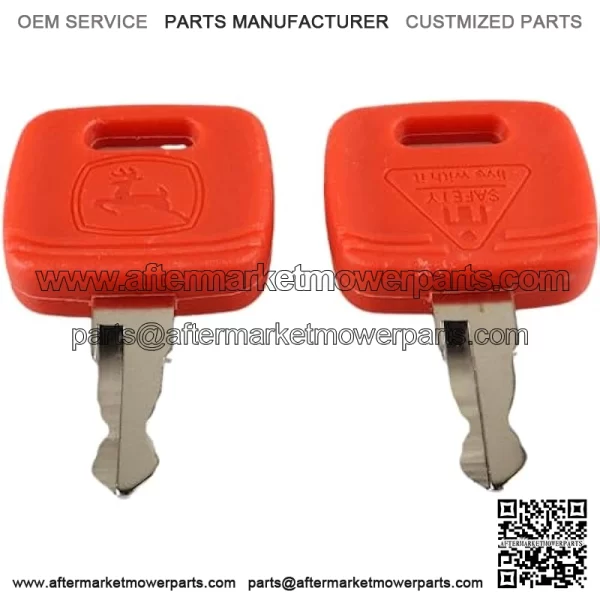 AGP.1978 2PCS RE183935 RE71557 Ignition Keys Compatible with John Deere Tractor 3120 3320 3720 4210 4320 4510 4710 5045E 5103 5203 7130 7230 - Image 3