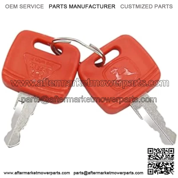 RE183935 RE71557 Ignition Key with Keychain Fit for John Deere Tractor Combine Loader 3120 3320 3720 4210 4320 4510 4710 5045E 5103 5203 7130 7230 - Image 4