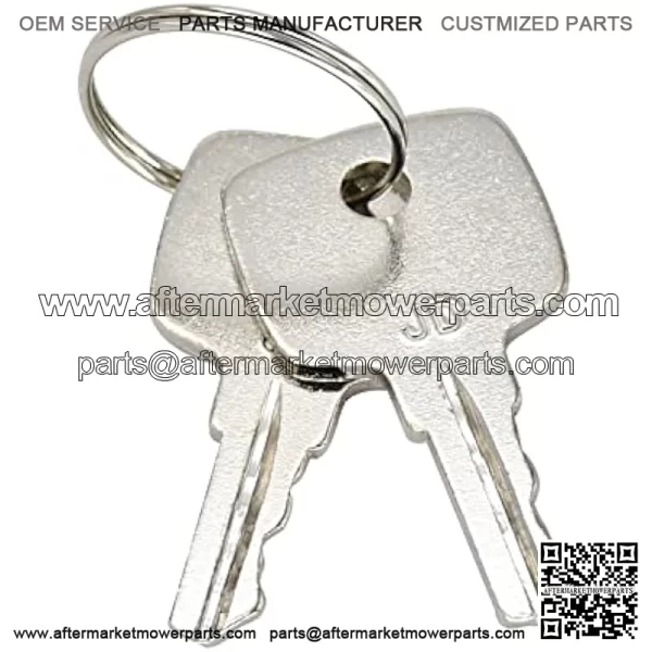 5Pcs Ignition Keys AR51481 AT195302 AT145929 Compatible with John Deere Backhoe Loader 210C 310 310A 310E 401C 710K Tractor 1020 1120 1630 2130 4320 8630 Combine 1165 3300 4400 7720 9780 - Image 4