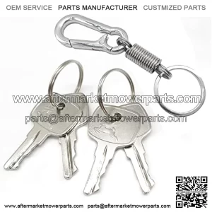 AR51481 AT195302 Ignition Keys 4PCS for John Deere Combine Riding Mower Logger and Excavator Replaces R45361 AT145929
